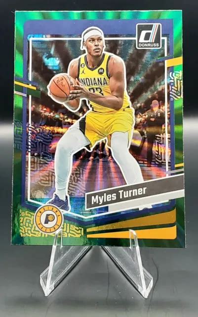 Panini Donruss Basket Ball Myles Turner Vert Laser Pacers