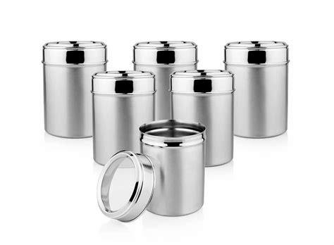 Printed Stainless Steel Canisters Set At Rs 680set Stainless Steel