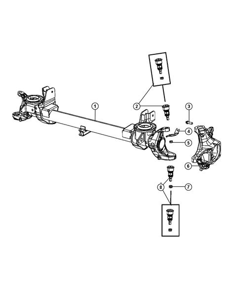 Dodge Ram 5500 Ball Joint Kit Lower 68034497AA Chrysler Jeep Dodge