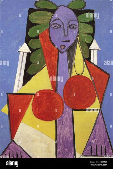 Pablo Picasso Mujer En La Silla Retrato De Francoise Gilot 1946 99×71 Cm Museum Fundación