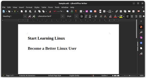 How To Go Full Dark Mode With LibreOffice