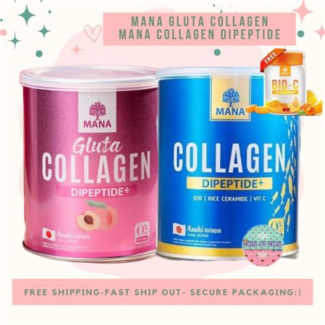 Mana Premium Collagen Dipeptide Plus And Mana Gluta Collagen Dipeptide