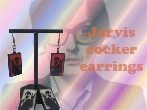 Jarvis Cocker Pop Art Ohrringe Cosplay Schmuck Britische Musikkultur