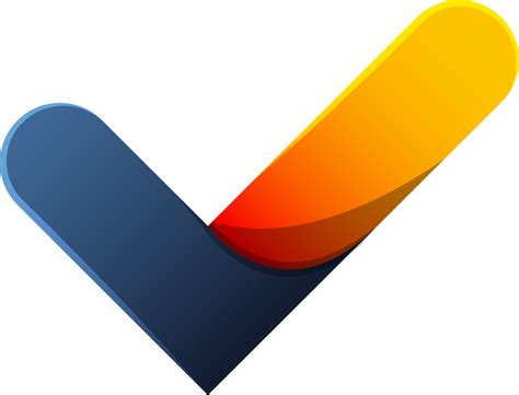Abstract Check Mark Logo Illustration In Trendy And Minimal Style