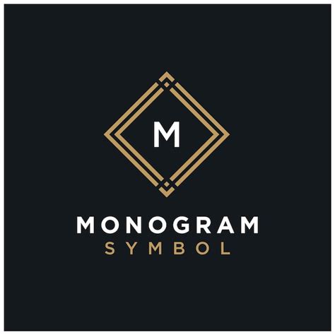 Inspiration für das design des logos mit anfänglichem monogramm im art