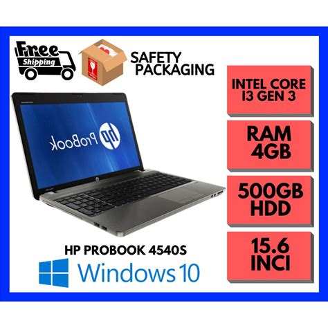 Hp Probook S Intel Core I Rd Gen Gb Gb Laptop Shopee Malaysia