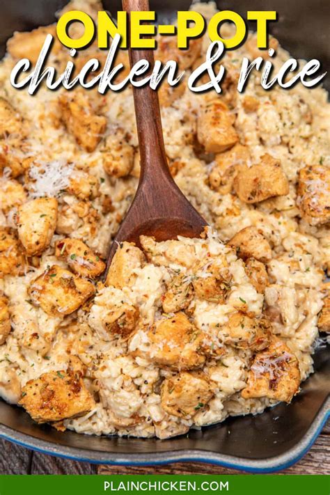 One Pot Lemon Chicken Pasta Plain Chicken
