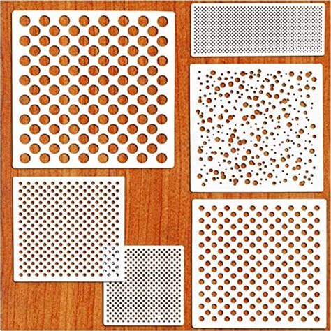 Amazon Pcs Reusable Dots Painting Stencils Polka Dot Stencils