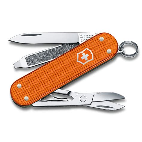 Victorinox Classic Alox Orange 2021 Free Engraved Knivesworld Eu