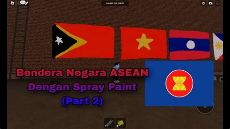 Membuat Bendera Negara ASEAN Dengan Spray Paint Part 2 YouTube