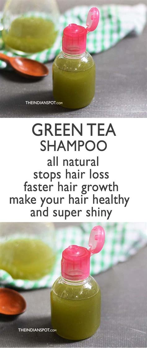 Diy Green Tea Shampoo For Hair Growth Green Tea Shampoo Hair Care Growth Hair Growth Diy