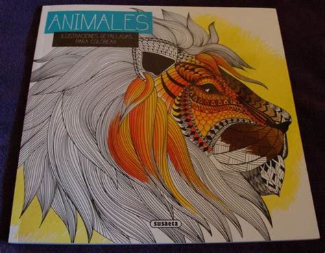 Présentation livre de coloriages adulte Animales ilustraciones