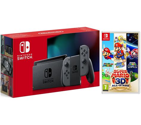 Buy NINTENDO Switch & Super Mario 3D All-Stars Bundle - Grey | Free Delivery | Currys