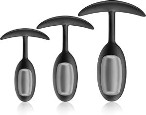Amazon FST 3PCS Silicone Anal Butt Plug Trainer Kit With Metal