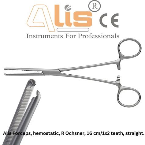 Forceps Hemostatic R Ochsner 16 Cm 1x2 Teeth Straight At Rs 240