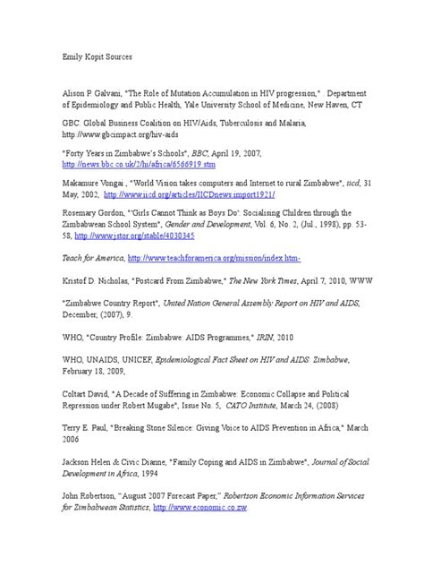 Appendix List Download Free Pdf Zimbabwe World Health Organization