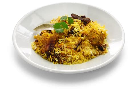 Biryani Del Pollo De Hyderabadi Cocina India Foto De Archivo Imagen