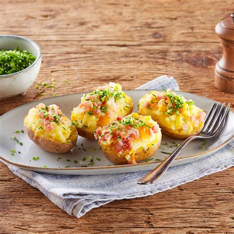 Überbackene Kartoffeln Mit Schinken Und Dreierlei Käse Rezept Kaufland