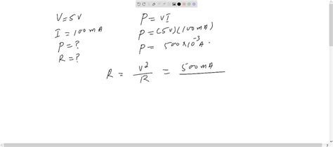 SOLVED A Bulb Is Rated 5 0 V 100 MA Calculate Its Rated Power And