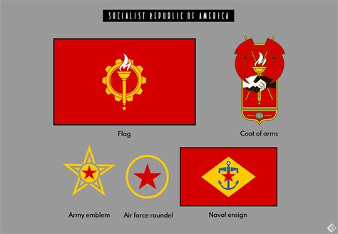 Socialist Republic Of America Flag And Icons By King Van On Deviantart