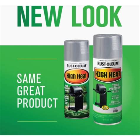 Rust Oleum® High Heat Spray Paint Satin Silver 12 Oz Kroger