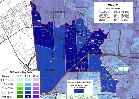 Mapping The 2014 Toronto Election Wards 1 And 2 Sean Marshall