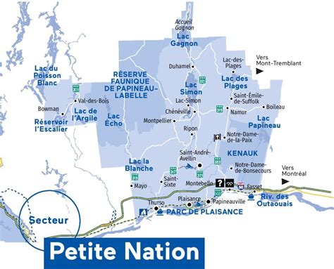 Carte De La Mrc De Papineau