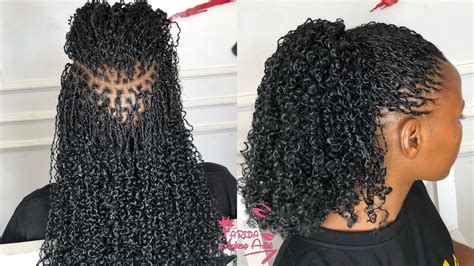 Curly Micro Senegalese Twists