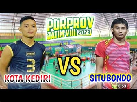 Live PORPROV KAB KEDIRI VS KAB SITUBONDO PORPROV VIII 2023