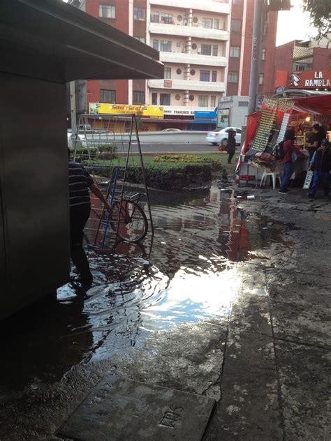 Float Fill Flood Mexico City Afternoonevening Rains