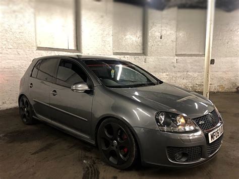 Vw Golf Gti Dsg 5dr Mk5 Fully Loaded 300bhp Pops And Bangs Gun Metal Grey 3 Months