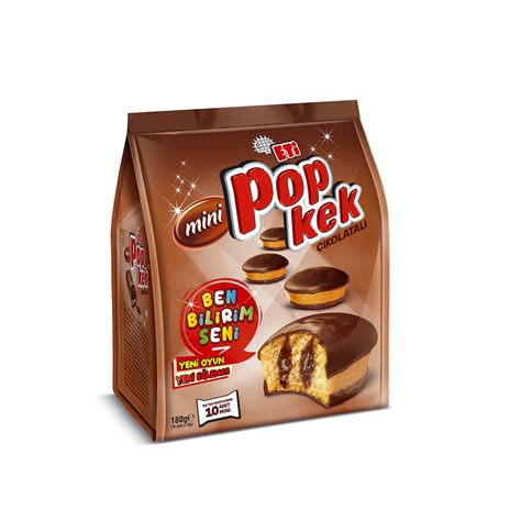 Eti Popkek Mini Çik Soslu Kakao Kaplamalı Kek 180G Migros