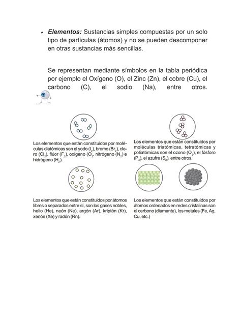 Elementos Sustancias Puras Y Mezclas Pdf Descarga Gratuita