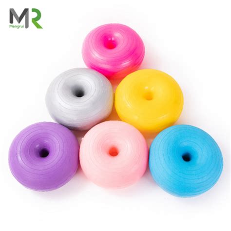 Custom Logo Pvc Yoga Ball Thickened Explosion Proof Mini Donut Apple