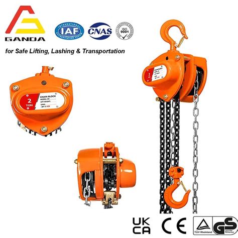 Cheap Manual Hand Chain Hoist 1t X 3m CE GS Certificate Lifting