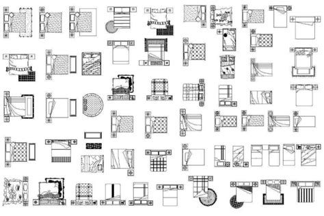 Bloques De Camas Para Autocad Gratis Bloques De Autocad