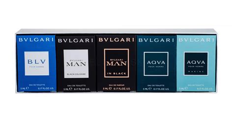 Bvlgari Mini Set Dar Ekov Kazeta Edt Aqva Pour Homme Ml Edt Aqva