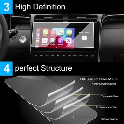 Buy TTCR II Compatible With Hyundai Tucson Screen Protector 2022 For