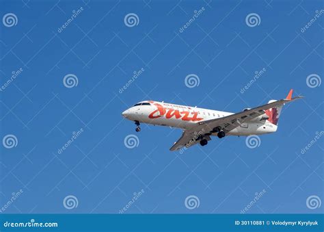 Air Canada Jazz Aircraft Editorial Photo Image Of Airplane 30110881