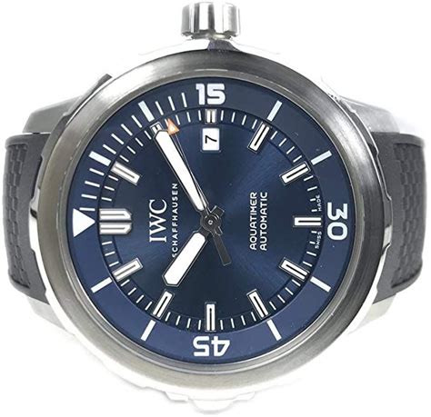 Iwc Aquatimer Automatic Expedition Jacques Yves Cousteau Blue Dial Men