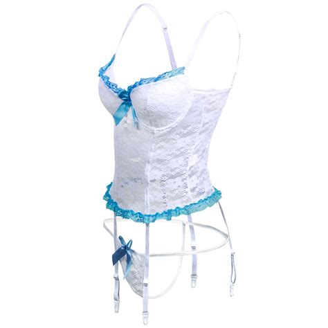 Evababy Plus Size Sexy Corset Lingerie Set For Women For Sex Exotic