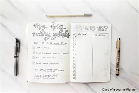 January Bullet Journal Setup Plan With Me January Pages