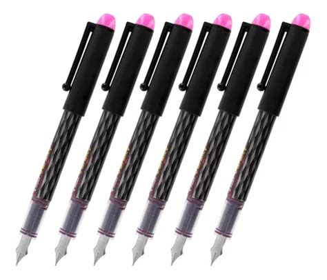 Pluma Fuente Estilográfica Desechable Tinta Rosa Pu Fr73pf Cuotas