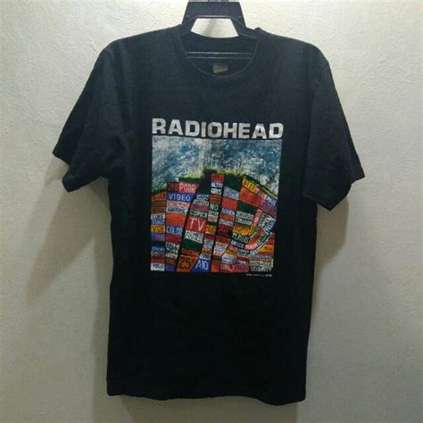 Radiohead Hail To The Thief Band Tshirt Mens Fashion Tops And Sets