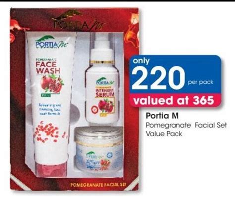 Portia M Pomegranate Facial Set Offer At Clicks