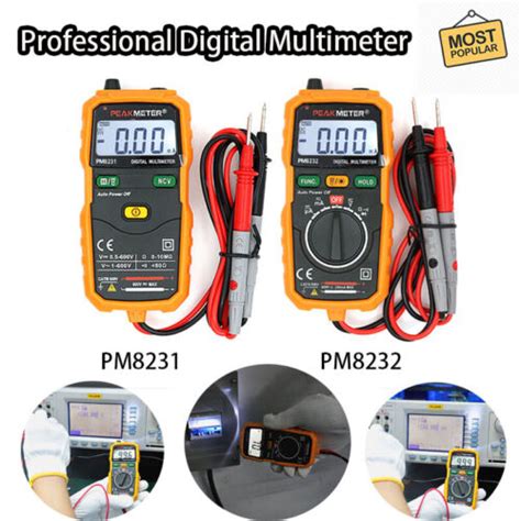 Digital Multimeter Auto Ranging Ncv Lichtquelle Robust Pm Pm