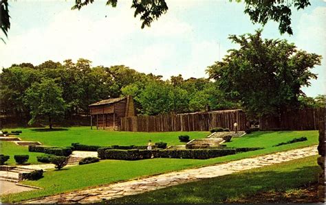 Historic Log Fort Old Fort Harrod State Park Harrodsburg Ky Kentucky