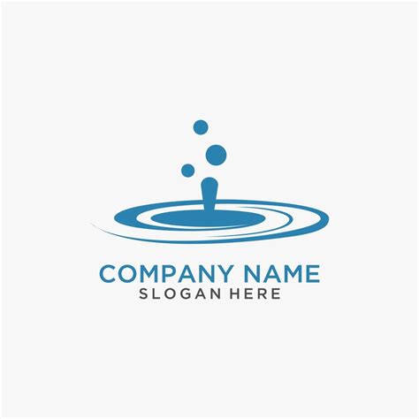 Water ripple logo design 10514349 Vector Art at Vecteezy