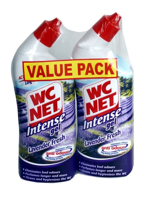 Wc Net Toilet Cleaner Intense Gel Lavender Fresh Ml Free