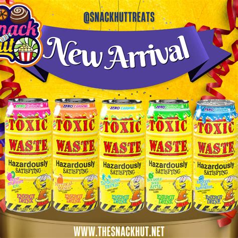 Toxic Waste Energy Drink 16oz Can Snack Hut